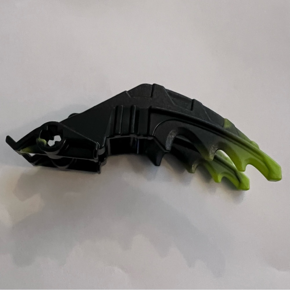 1 Bionicle Lego 61804 Foot Clawed with Marbled Lime /Black Talons.Part 61804pb01